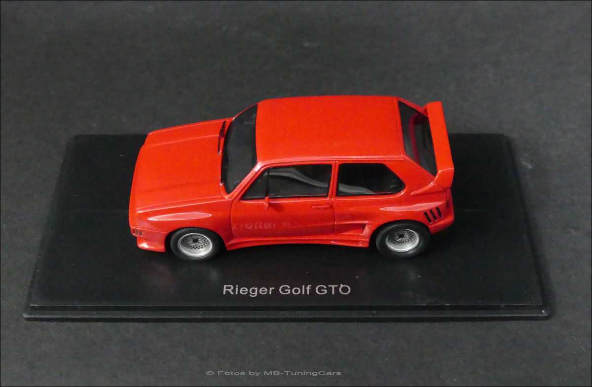 MB-TuningCars - 1:43 VW Volkswagen Golf 1 GTI RIEGER GTO